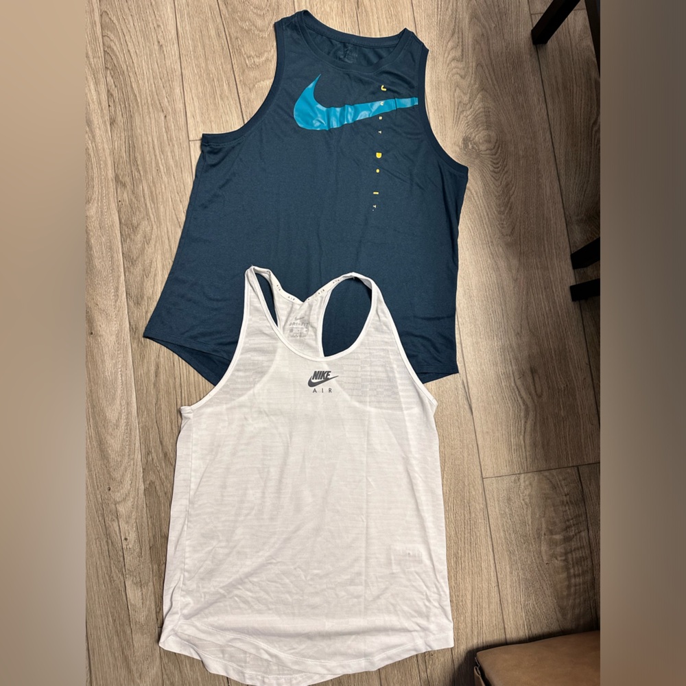 Nike tanks - 2 for $25 - size medium - one racerback, one muscle tank